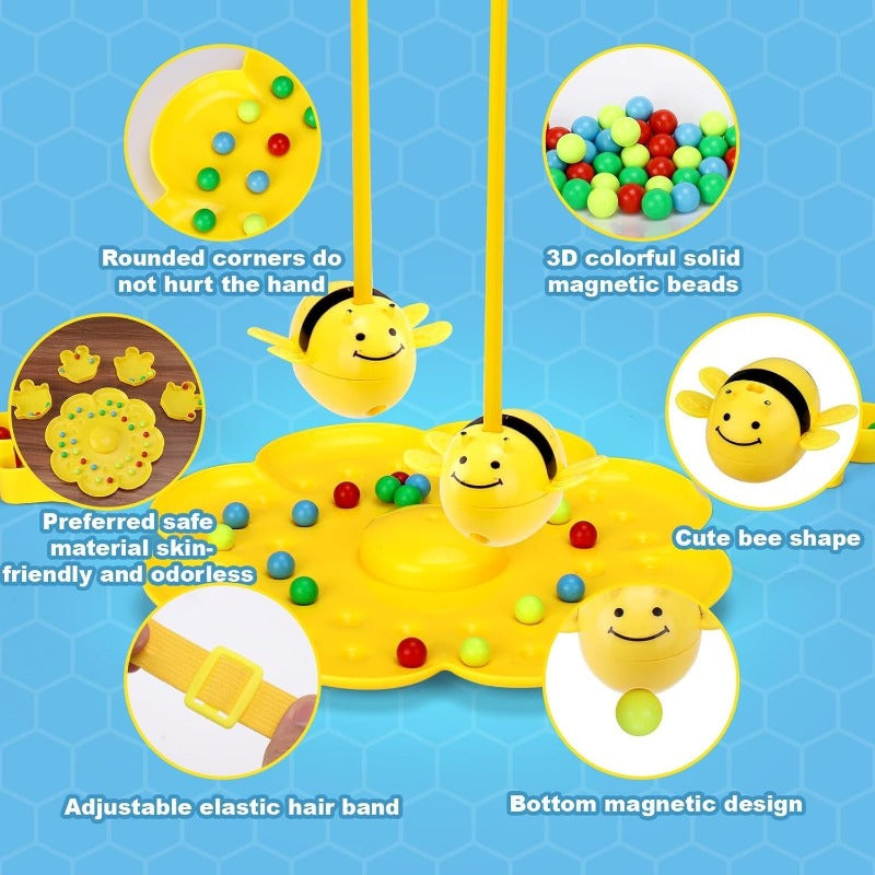 Magnetic Bee Headband Game
