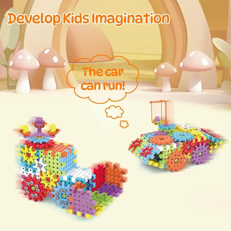 BuildiGear Electric Gear Building Toy Set