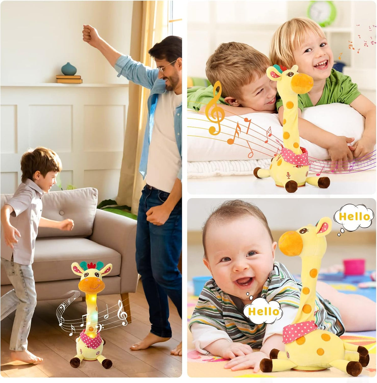 Groovy Singing & Dancing Giraffe Plush – Talking & Singing Giraffe